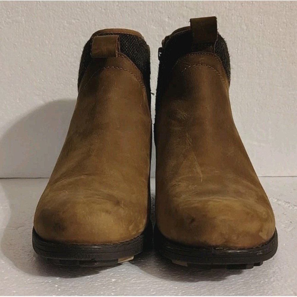Merrell Wool Blend Chateau Mid Pull Waterproof Boots Women's Sz Brown 8.5 - Picture 3 of 7